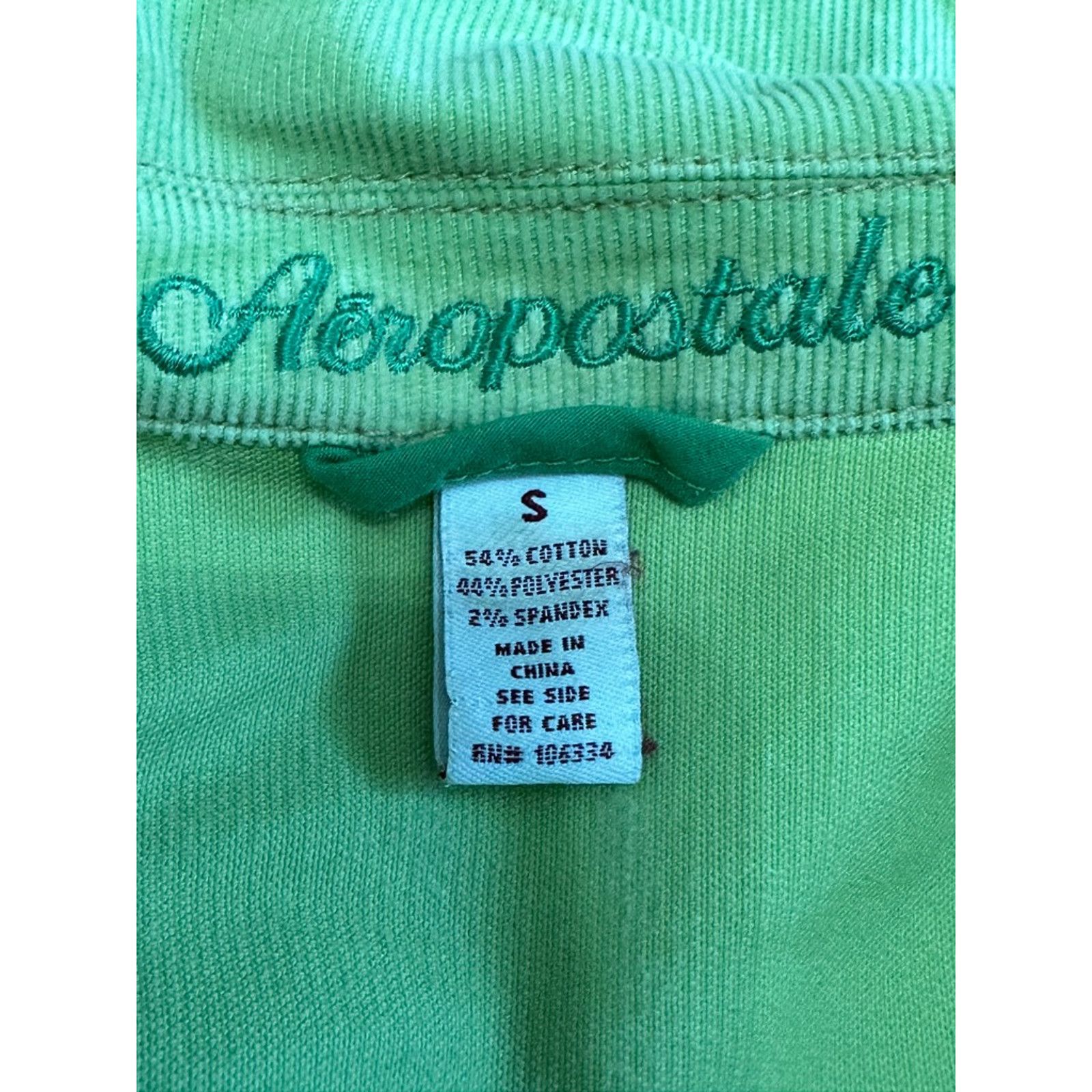 Aeropostale Aeropostale Y2K Corduroy Jacket Flap-Button Green Small Size S / US 4 / IT 40 - 7 Thumbnail