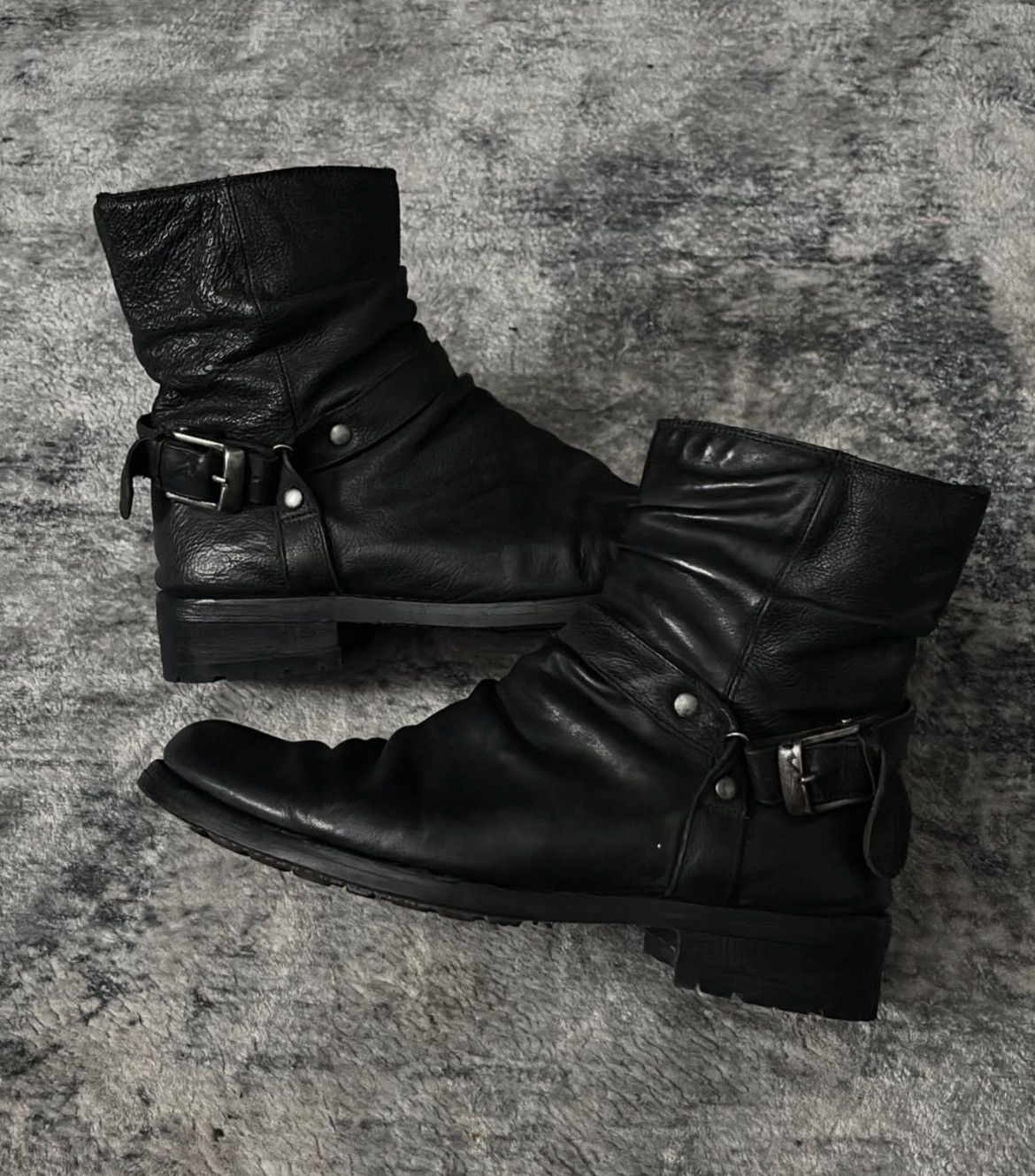 John Varvatos John Varvatos black leather ankle boots Size US 8 / EU 41 - 1 Thumbnail