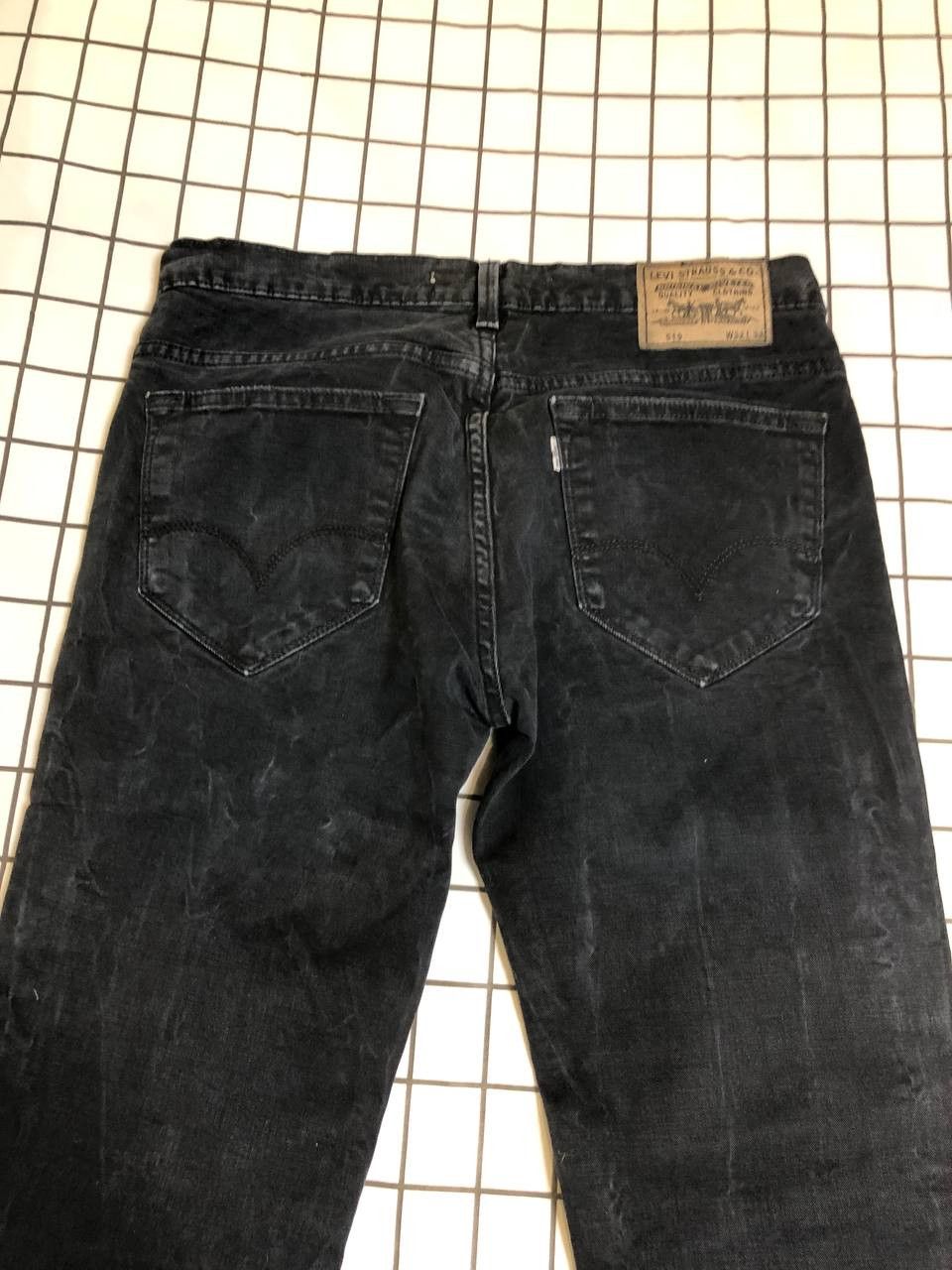 Levi's Vtg 519 Dark Wash Black Levi Strauss Jeans Size US 32 / EU 48 - 20 Thumbnail