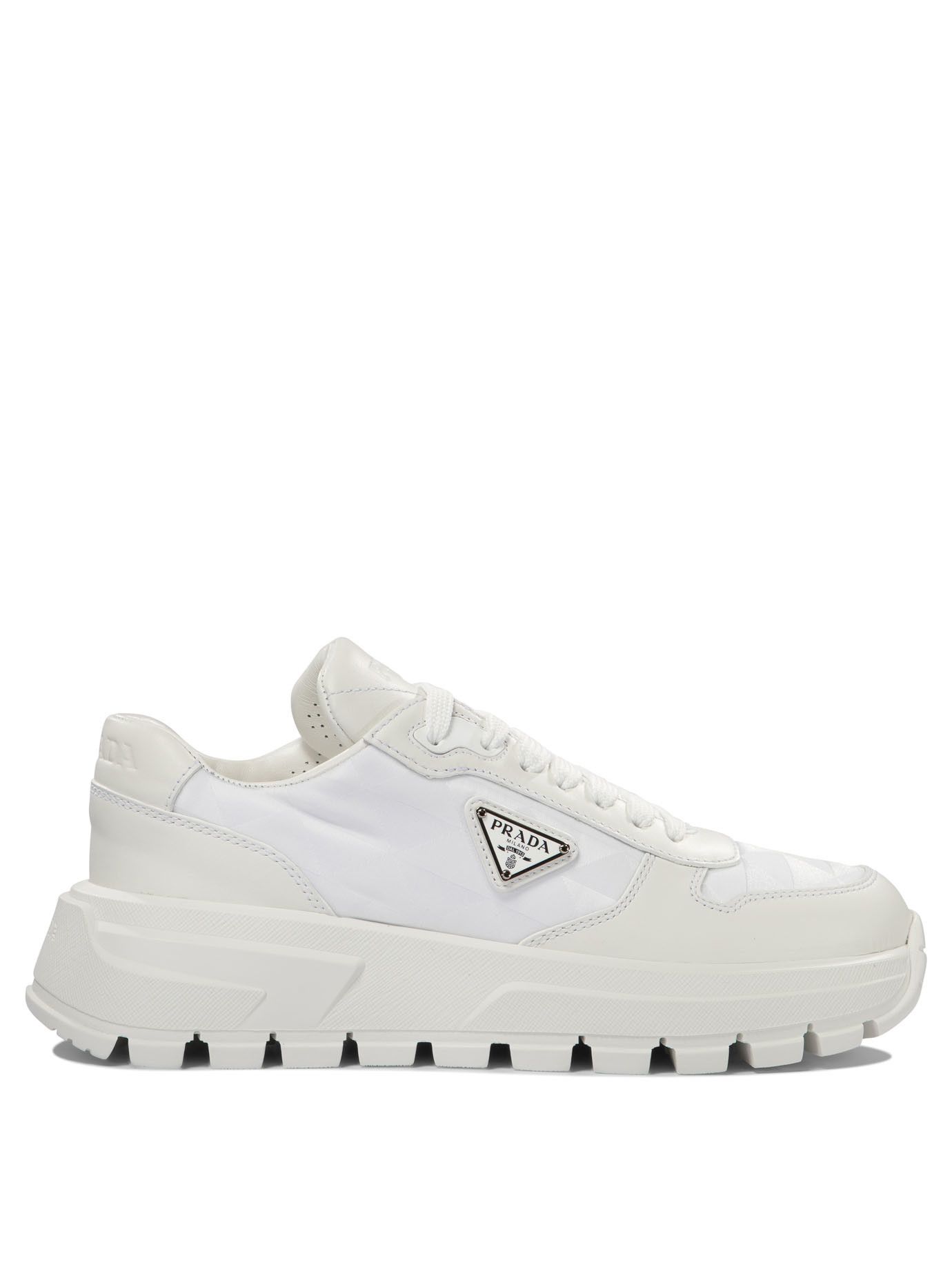 Prada Prada Sneakers With Triangle Pattern | Grailed