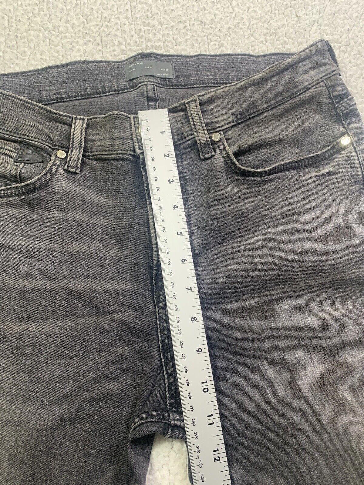 Zara Zara Jeans Men 32 Black Denim Medium Wash Pants Size US 32 / EU 48 - 6 Thumbnail