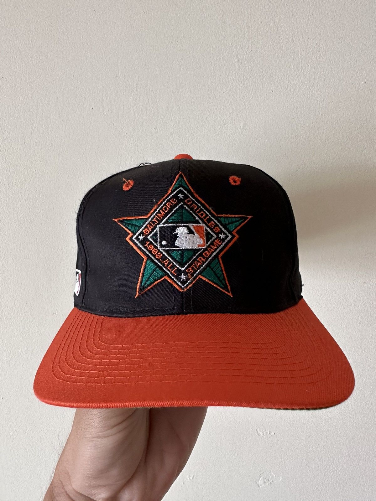 VINTAGE ORIOLES 1993 ALL STAR GAME SNAPBACK HAT RARE