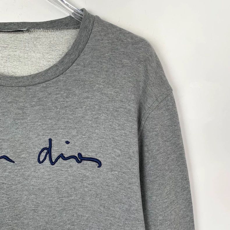 Dior Dior Gray logo letter round-neck pullover long-sleeved swea Size US S / EU 44-46 / 1 - 3 Thumbnail