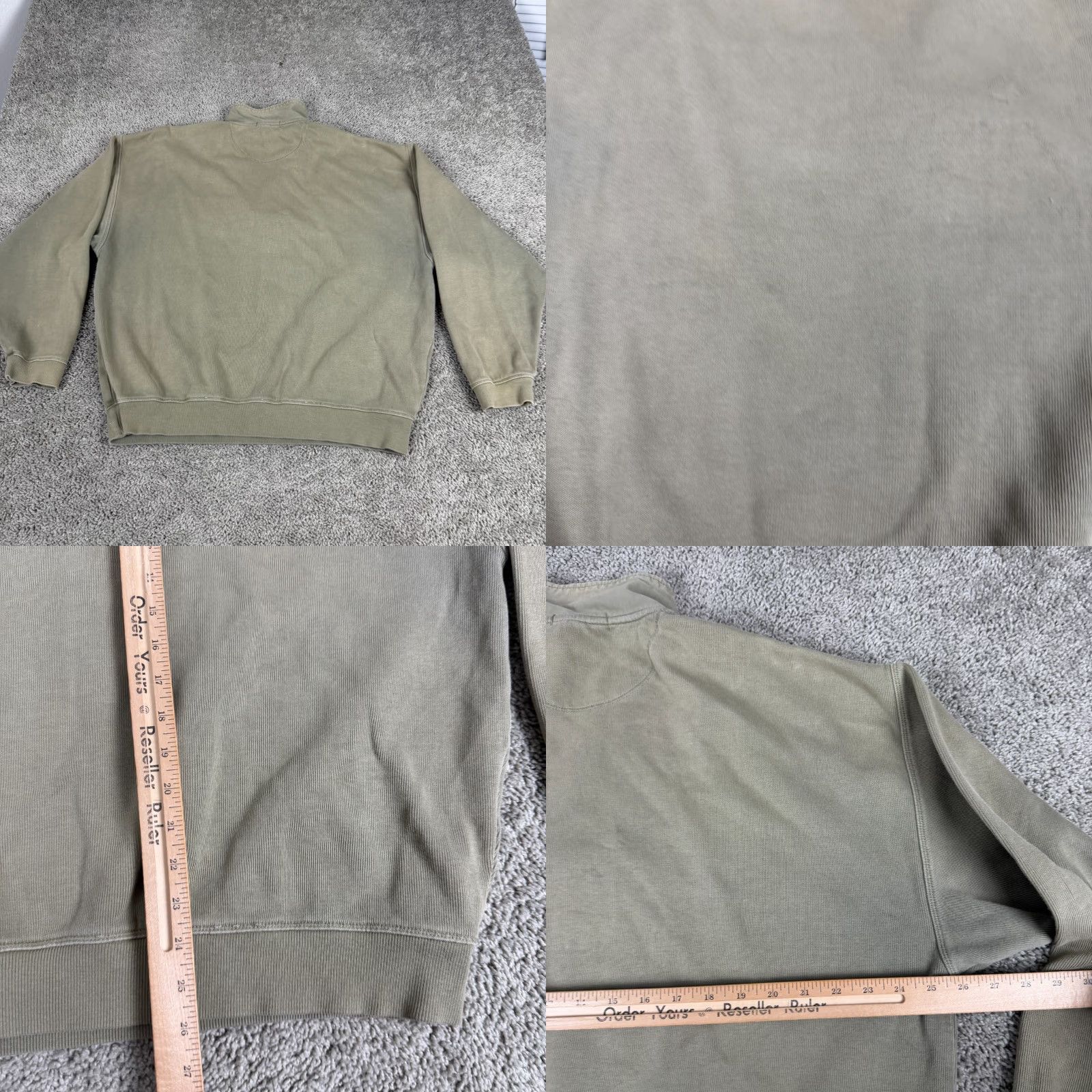 Tommy Bahama Tommy Bahama Sweater Mens XL Brown Pullover 1/4 Zip Cotton Casual Size US XL / EU 56 / 4 - 8 Thumbnail