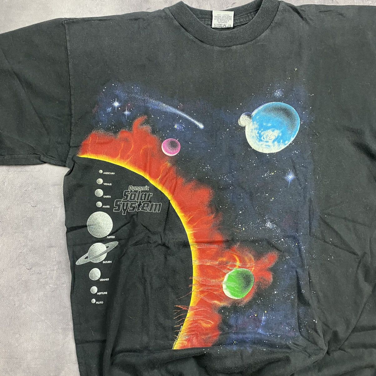 Vintage VINTAGE PETER KULL SOLAR SYSTEM GRAPHIC TEE 90s Size US L / EU 52-54 / 3 - 3 Thumbnail