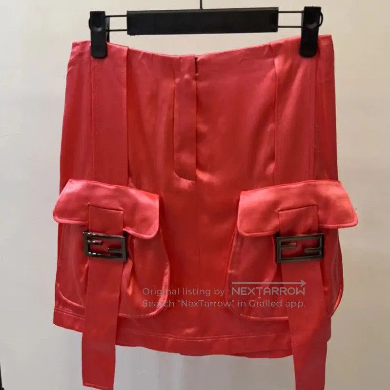 Other Fendi Pink Silk Blend Mini Skirt for Summer . Size 22" - 1 Thumbnail