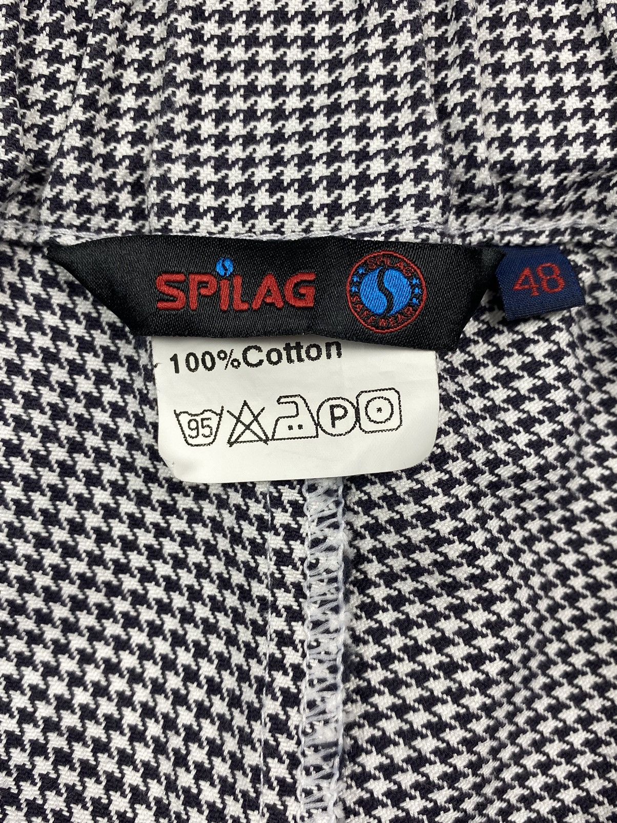 Other Spilag Swiss Cotton Pepita Black&White Houndstooth Work Pant Size US 32 / EU 48 - 14 Thumbnail