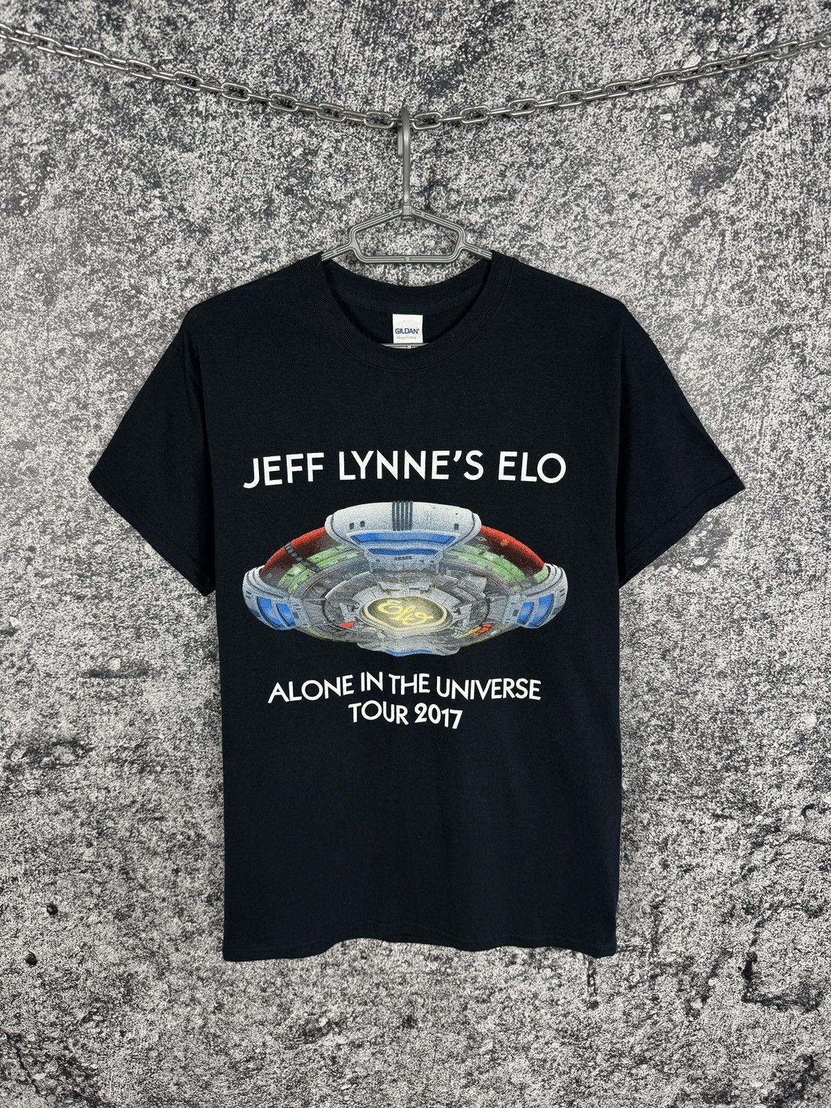 Band Tees Jeff Lynne's ELO Tour Alone In The Universe Rock Tee Size M Size US M / EU 48-50 / 2 - 2 Thumbnail