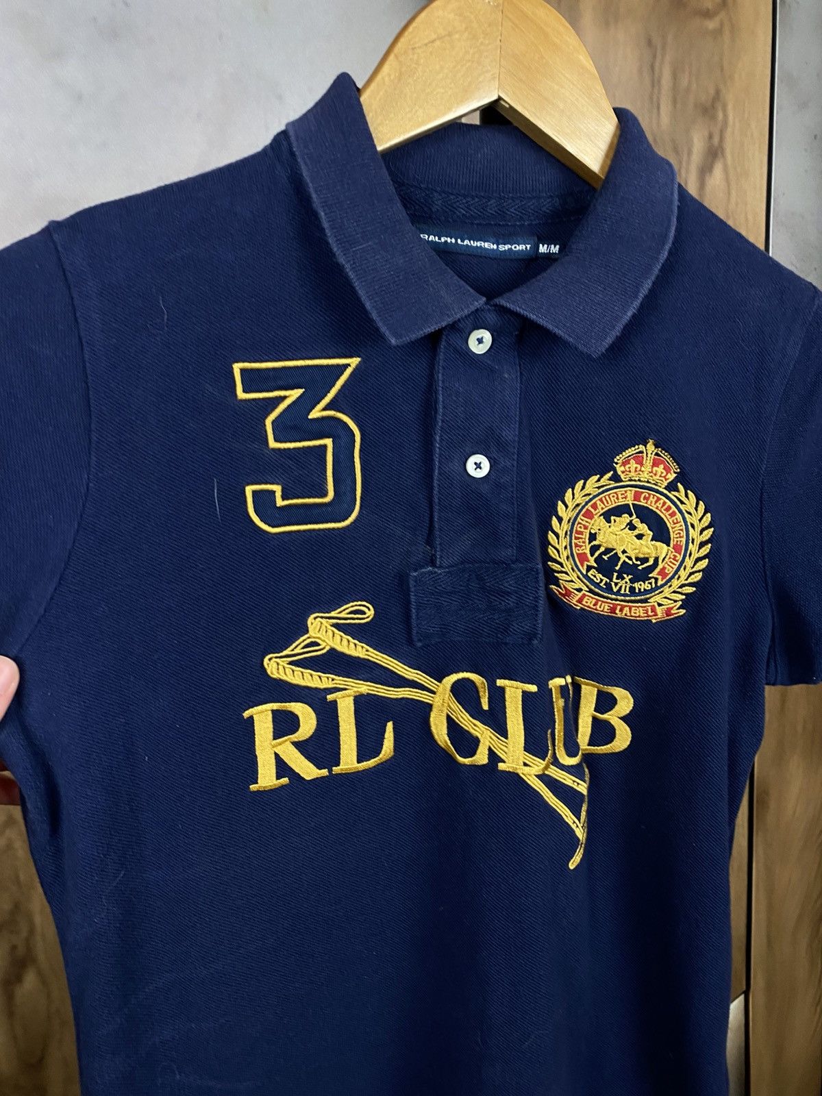 Polo Ralph Lauren 🎠Vintage 90s Polo T-Shirt Polo Ralph Lauren RL Club VTG Tee🎠 Size M / US 6-8 / IT 42-44 - 2 Thumbnail
