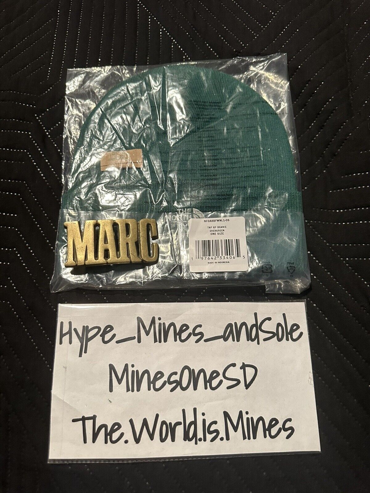 Supreme × The North Face NWT Supreme x The North Face Beanie (FW24) GREEN Size ONE SIZE - 3 Thumbnail