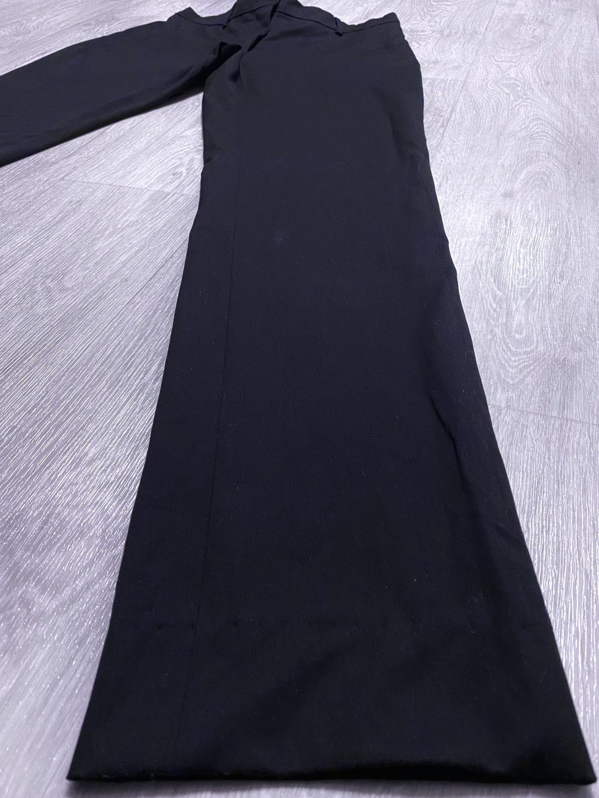 Givenchy Givenchy Uniformes Black Stretchy Cross Pants Trousers PE Size 28" / US 6 / IT 42 - 7 Thumbnail