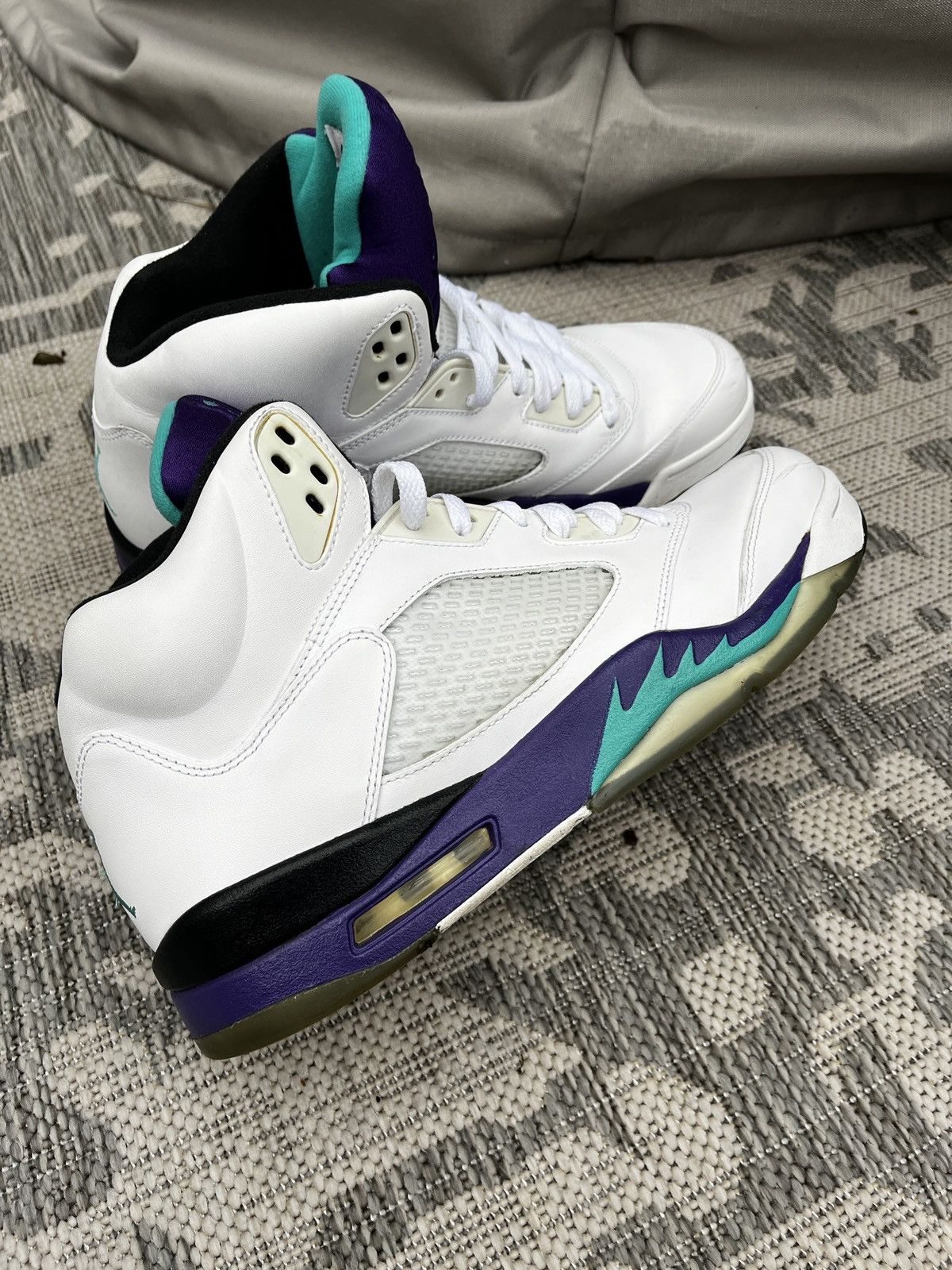 Jordan Brand Air Jordan 5 White Grape Sneakers (unisex) Size US 12 / EU 45 - 7 Thumbnail