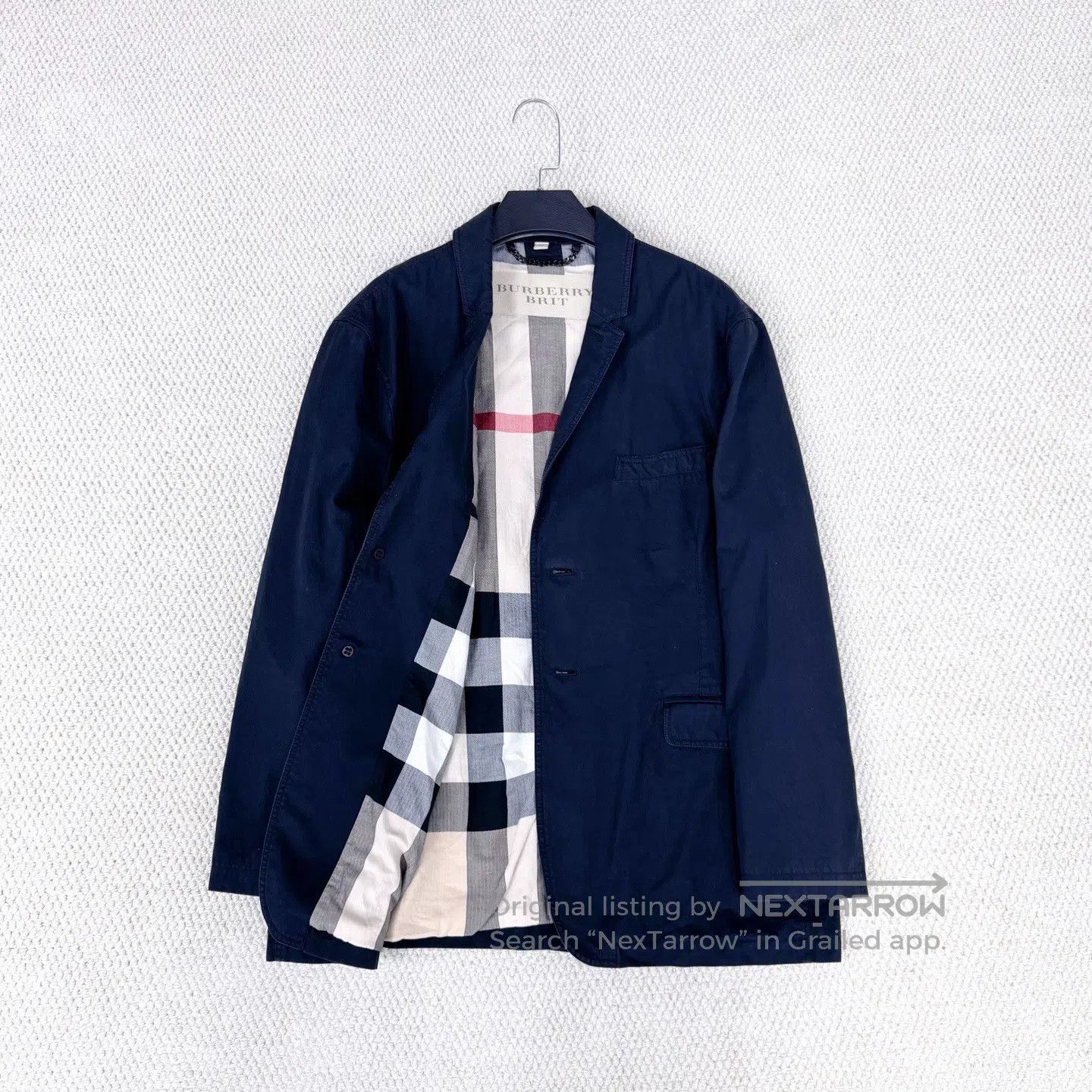 Burberry Burberry Single-breasted buttoned blazer jacket with all-o Size US XL / EU 56 / 4 - 3 Thumbnail