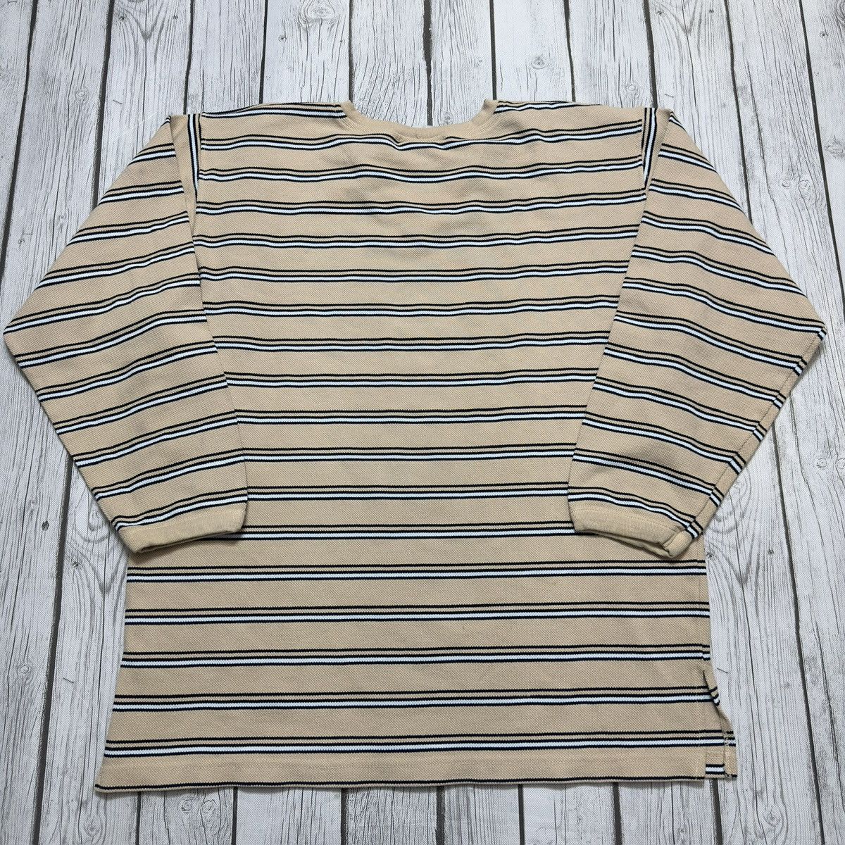 Vintage Vintage striped long sleeve shirt Size US M / EU 48-50 / 2 - 2 Thumbnail