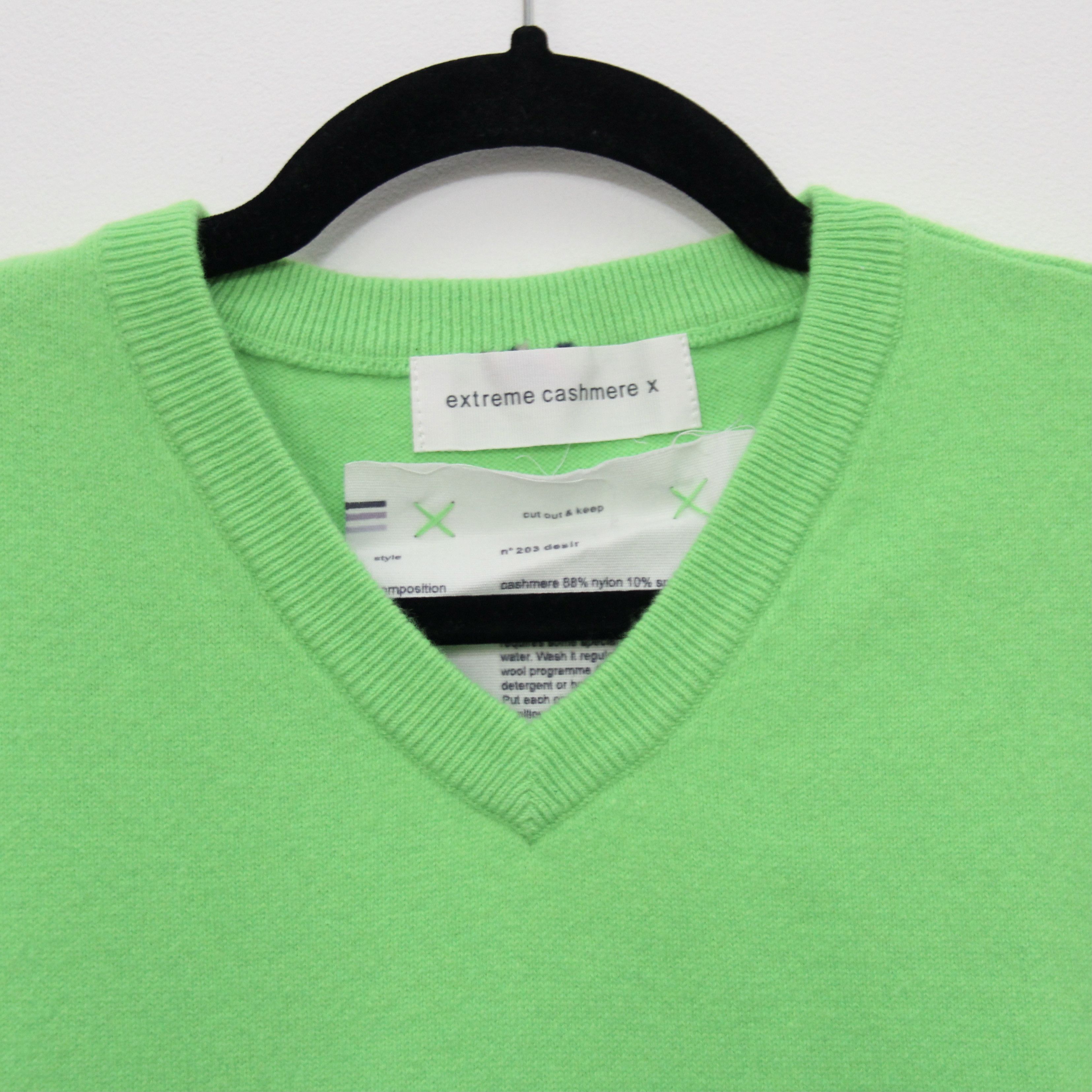 Extreme Cashmere Extreme Cashmere N°203 Desir Fluro Sweater Vest Size S / US 4 / IT 40 - 5 Thumbnail