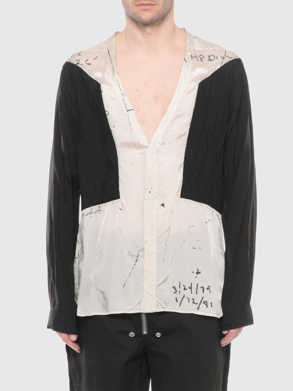Rick Owens Rick Owens Shirt Men Ivory Size US L / EU 52-54 / 3 - 1 Thumbnail