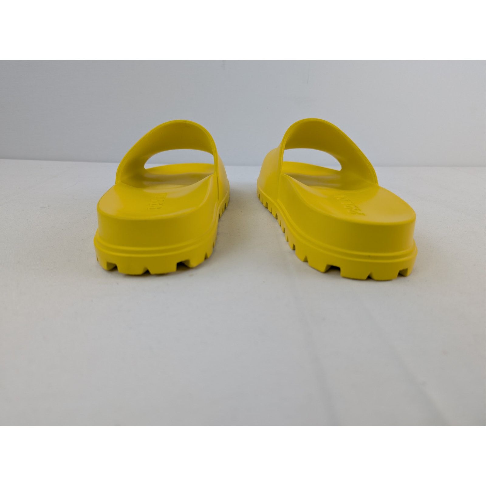 Prada o1rshd1 EVA Rubber Slide Sandals Slippers in Yellow Size US 11 / EU 44 - 11 Thumbnail