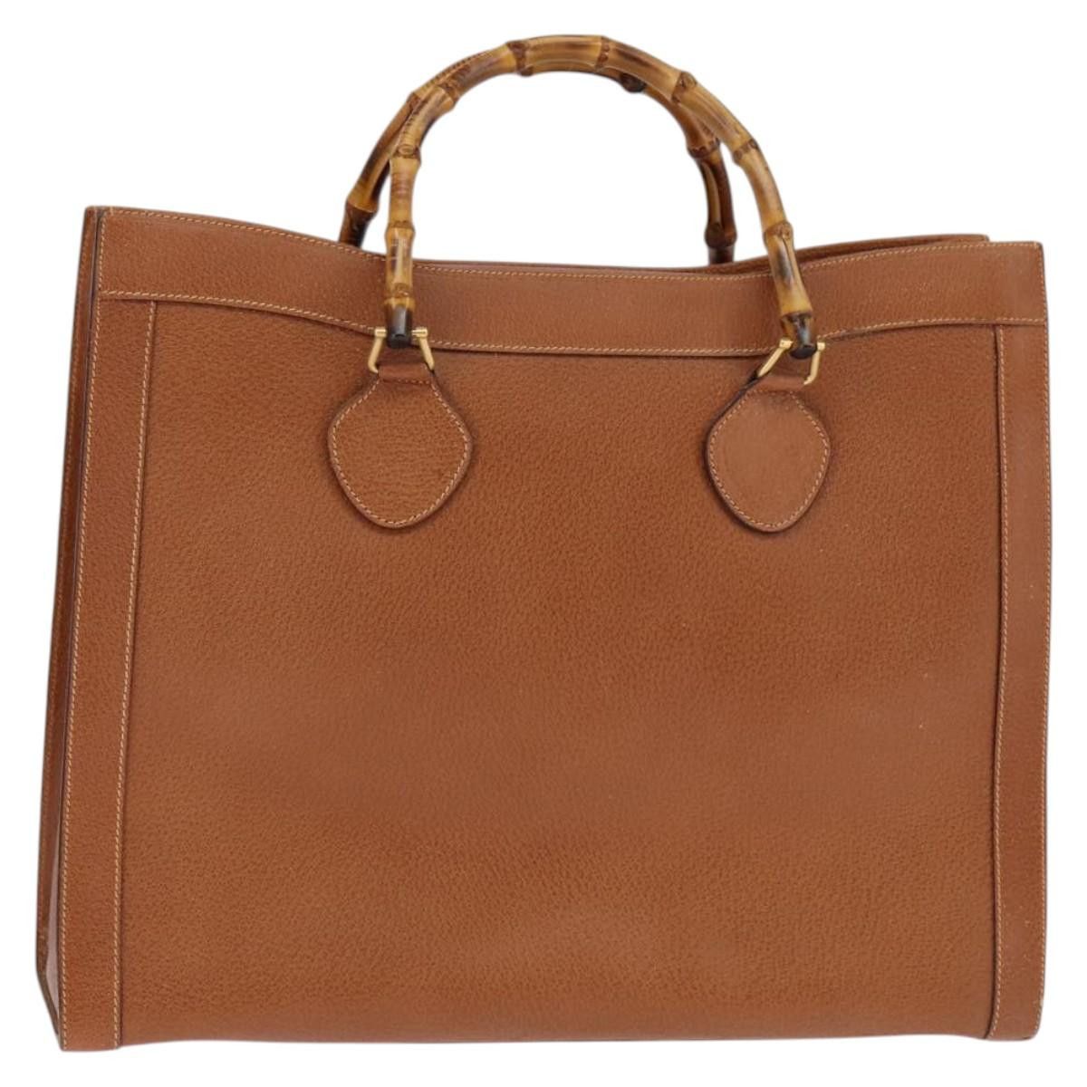 Gucci Gucci Bamboo Handle Tote Suede Size ONE SIZE - 1 Thumbnail