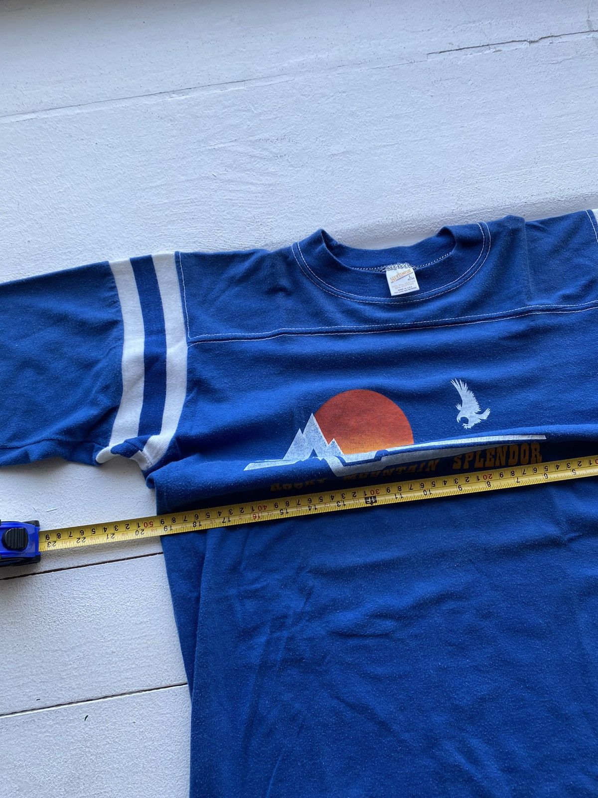 Vintage 🔥1982 Western Rocky Mountain Splendor Eagle Sun Shirt Mens L Size US L / EU 52-54 / 3 - 8 Thumbnail
