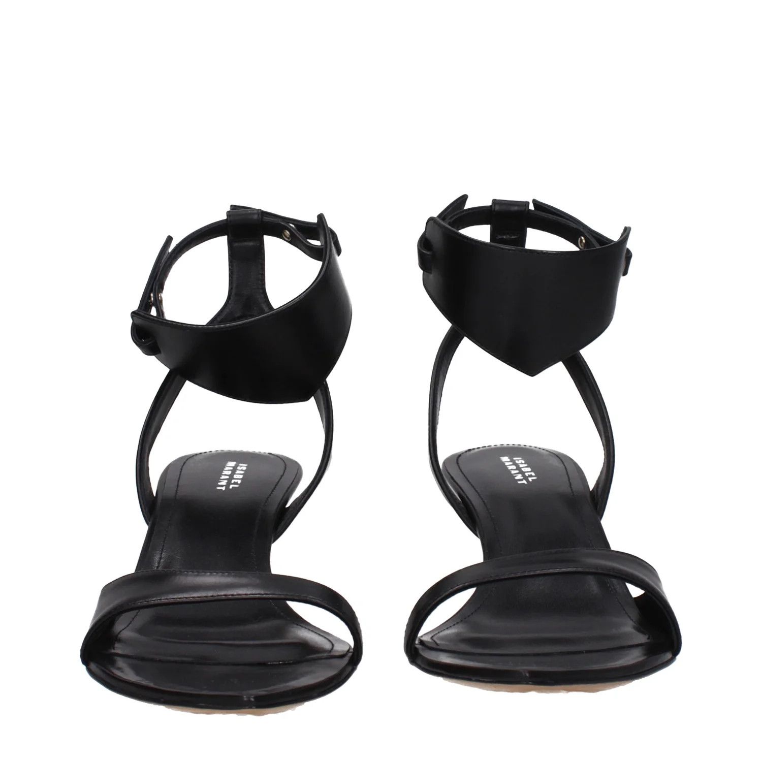 Isabel Marant ob1o1e1124 Leather Sandals in Black Size US 6 / IT 36 - 3 Thumbnail