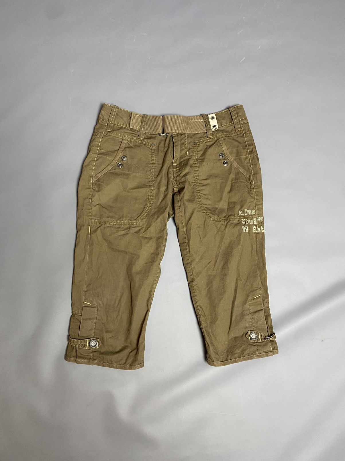 G-Star G-Star RAW Lance Capri Pants Women W27 Brown Utilit Military Size 27" / US 4 / IT 40 - 1 Thumbnail