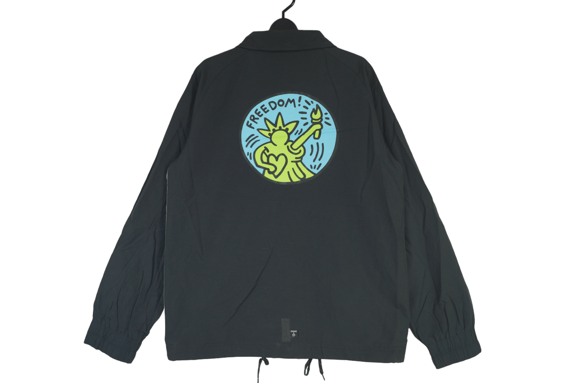 Keith Haring × Vintage Rare Keith Haring X Chari&Co Light Jacket Buttonup Size US XL / EU 56 / 4 - 7 Thumbnail
