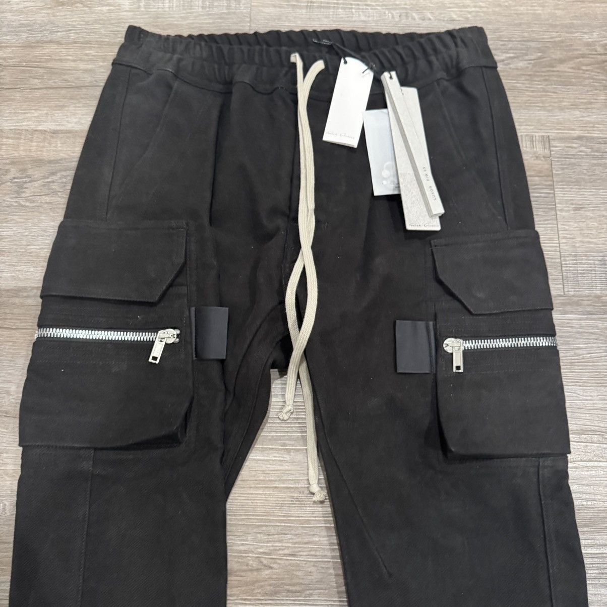 Rick Owens Rick Owens Mastodon Cargo Pants in Black Size US 38 / EU 54 - 3 Thumbnail