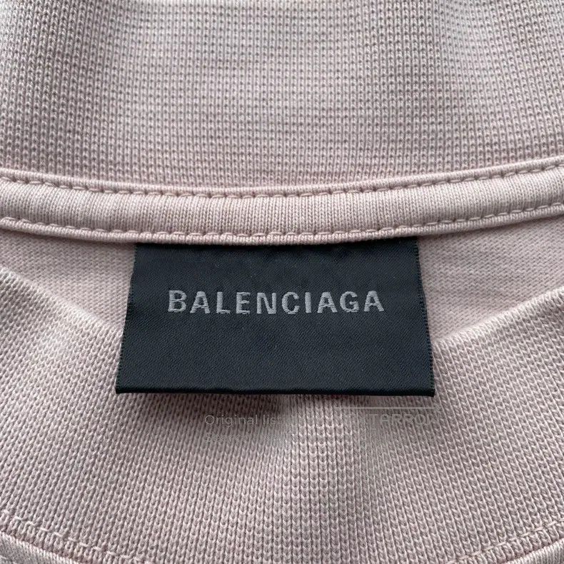 Balenciaga Balenciaga Reversed Embroidery Pink Logo Short Sleeve Size US M / EU 48-50 / 2 - 5 Thumbnail
