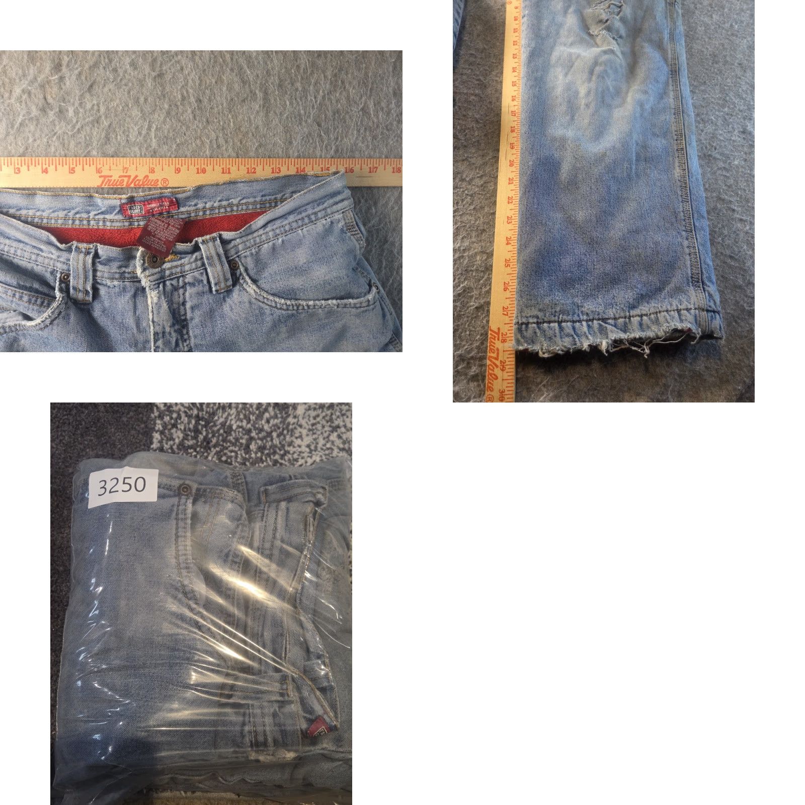 Faded Glory VINTAGE Faded Glory Jeans Carpenter Blue 30x30 Insulated Lined 5-Pocket Relaxed Mens Size US 30 / EU 46 - 8 Thumbnail