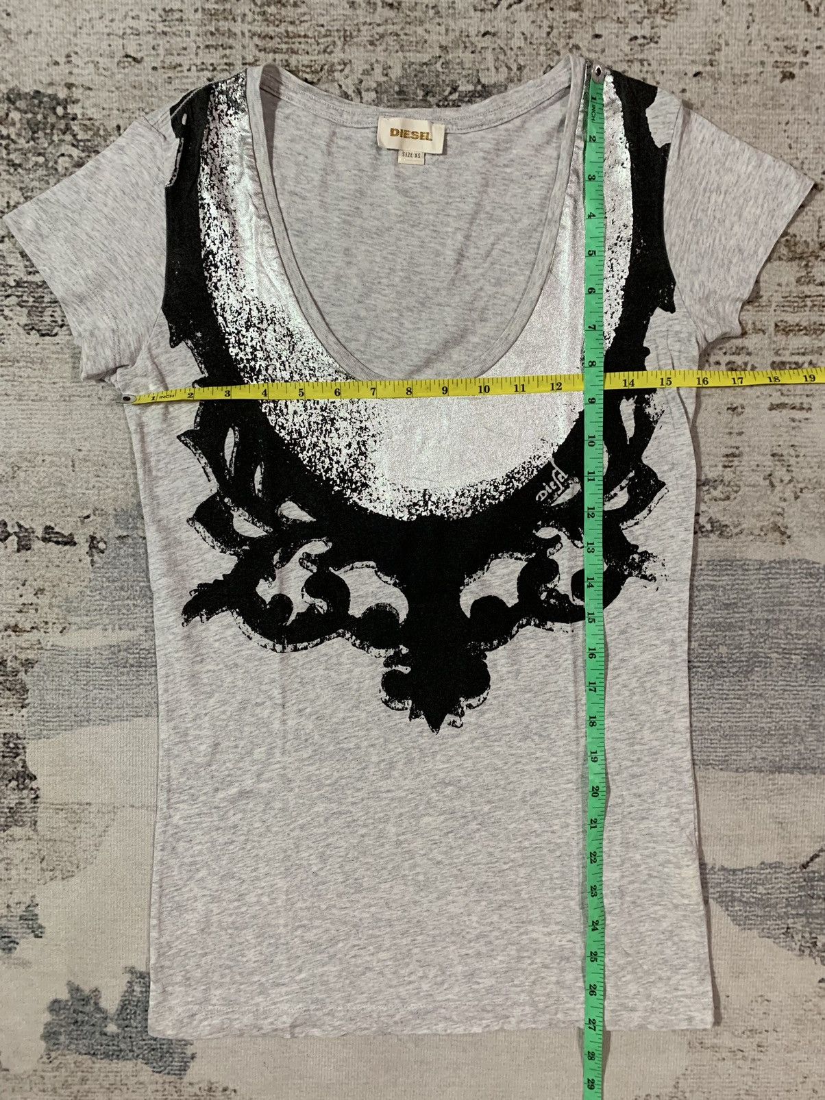Diesel × Vintage Diesel y2k Tees Gothic Tshirt Size US XS / EU 42 / 0 - 6 Thumbnail