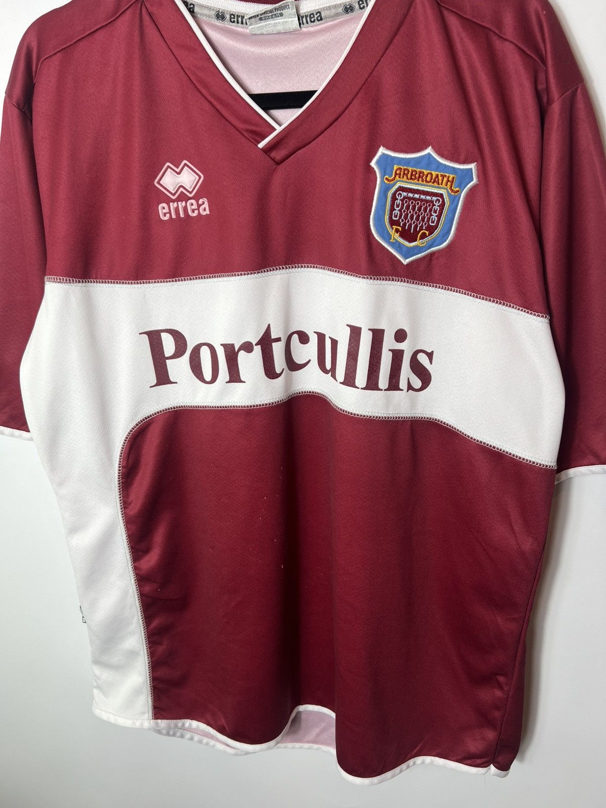 Errea Vintage sportswear Errea Fc Abroath 06-08 Soccer jersey Size US XXL / EU 58 / 5 - 3 Thumbnail