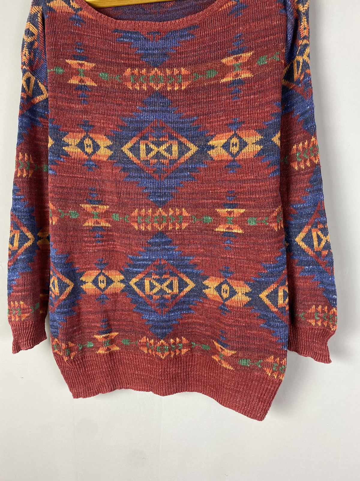 Denim & Supply Ralph Lauren 90s vintage Polo Ralph Lauren Aztec sweater Size US S / EU 44-46 / 1 - 3 Thumbnail