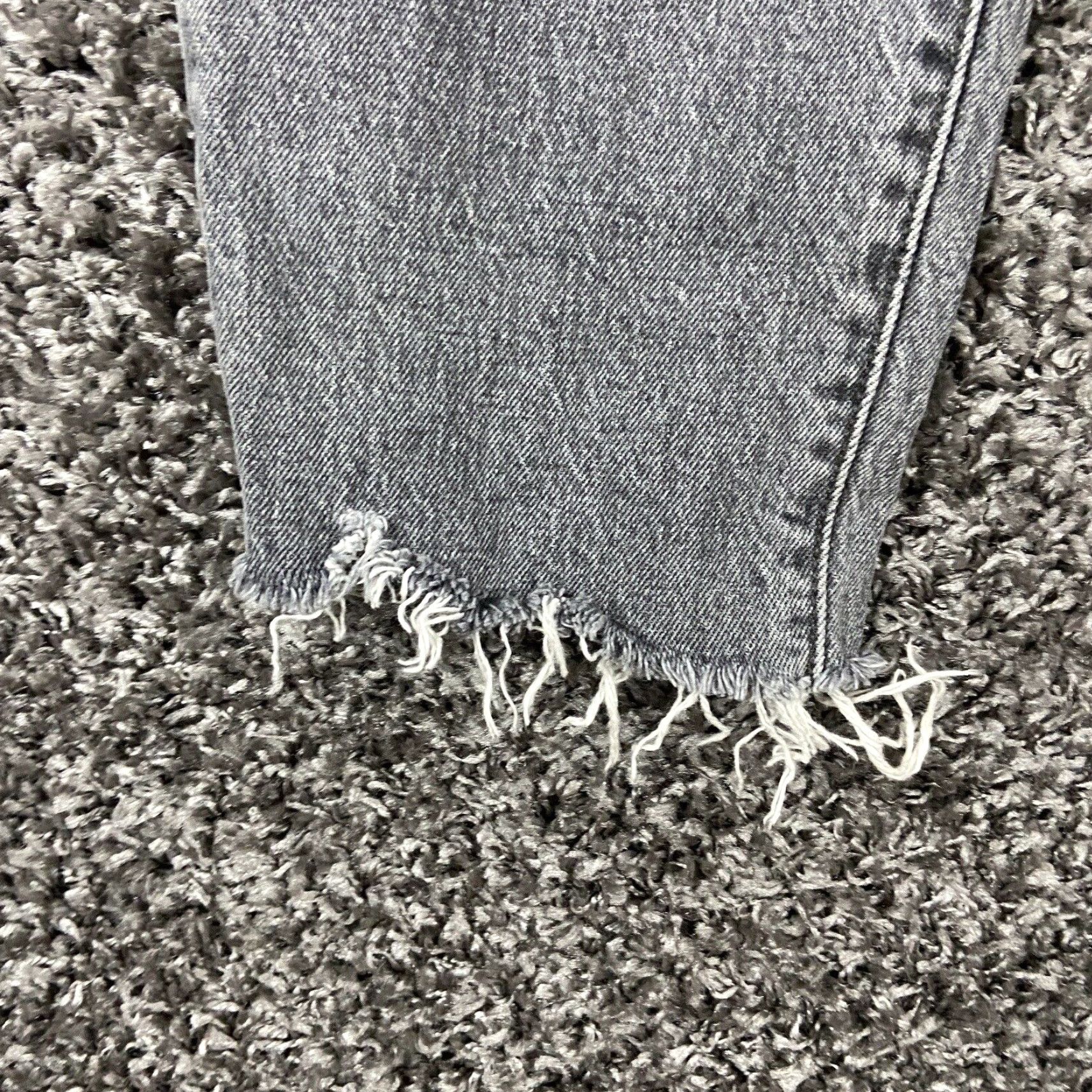 Levi's Levi's Women's Distressed Jeans Black Wedgie Straight 24 Extra Large XL Size 42" / US 20 - 3 Thumbnail