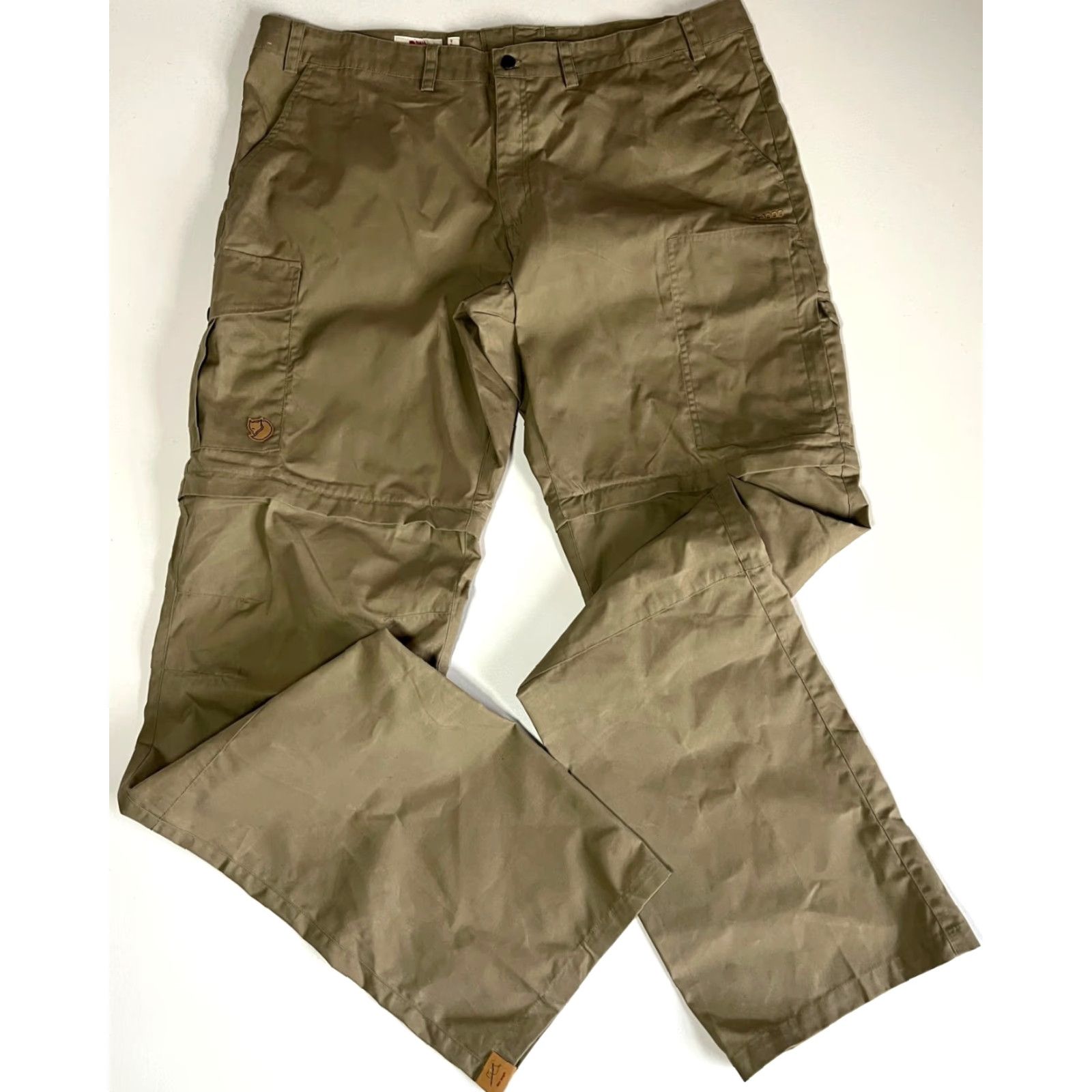Vintage NWOT Fjällräven Karl Zip-Off Trousers G-1000 Regular Fit 41-42 Khaki Men Pants Cargo Zip Off Legs 82792 Size US 41 - 2 Thumbnail