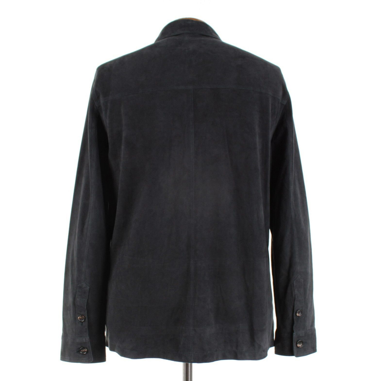 Luciano Barbera Luciano Barbera Overshirt Size M US In Blue Suede Size US M / EU 48-50 / 2 - 5 Thumbnail