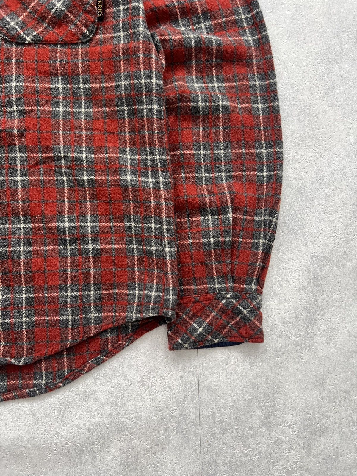 Hysteric Glamour 00's HYSTERIC GLAMOUR HEAVY WOOL FLANNEL CHECK TIMBER SHIRT Size US M / EU 48-50 / 2 - 2 Thumbnail