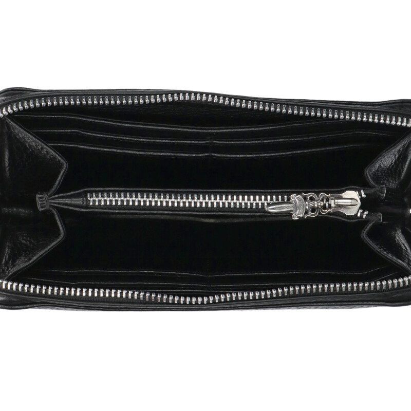 Chrome Hearts Chrome Hearts Round Zip Leather Wallet Size ONE SIZE - 3 Thumbnail