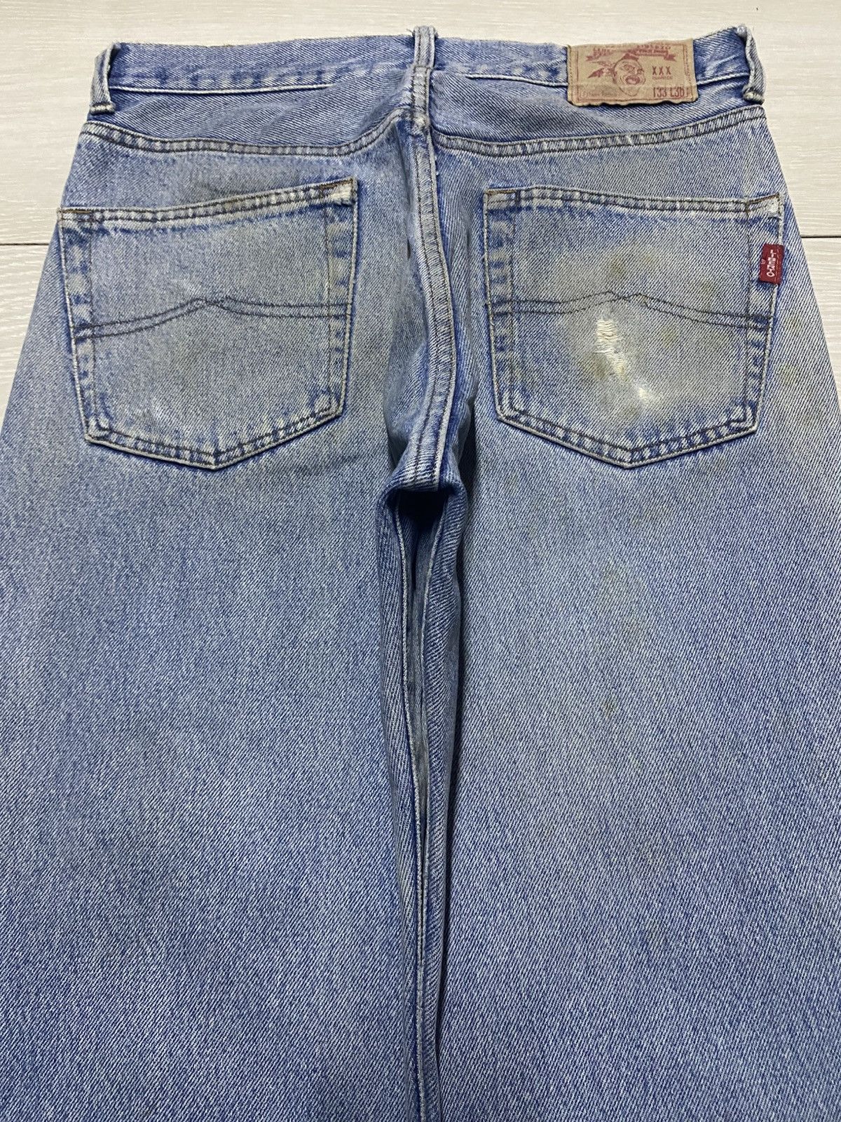 Maison Margiela Vintage 80s Liberto Made in Italy Denim Jeans Natural Fade Size US 30 / EU 46 - 4 Thumbnail