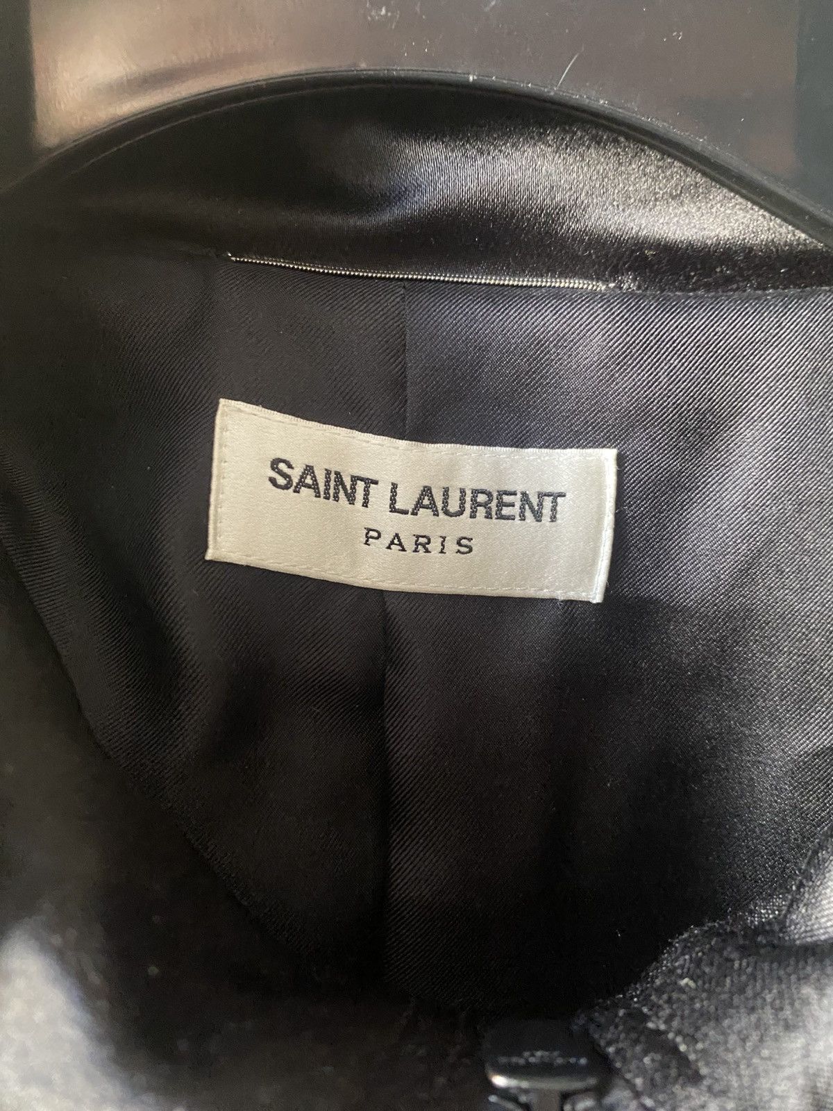 Saint Laurent Paris Saint Laurent Varsity Silk jacket Size US L / EU 52-54 / 3 - 3 Thumbnail