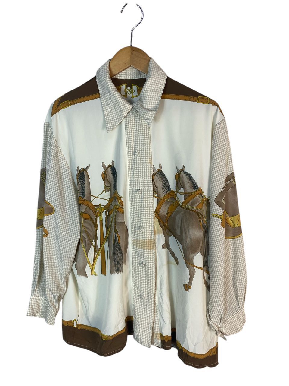 Other Unbrand overprint button up shirt Size L / US 10 / IT 46 - 1 Thumbnail