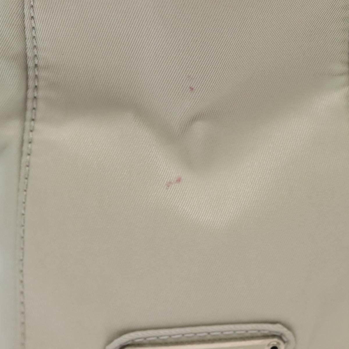 Prada PRADA Shoulder Bag Nylon Ivory Silver Size ONE SIZE - 6 Thumbnail