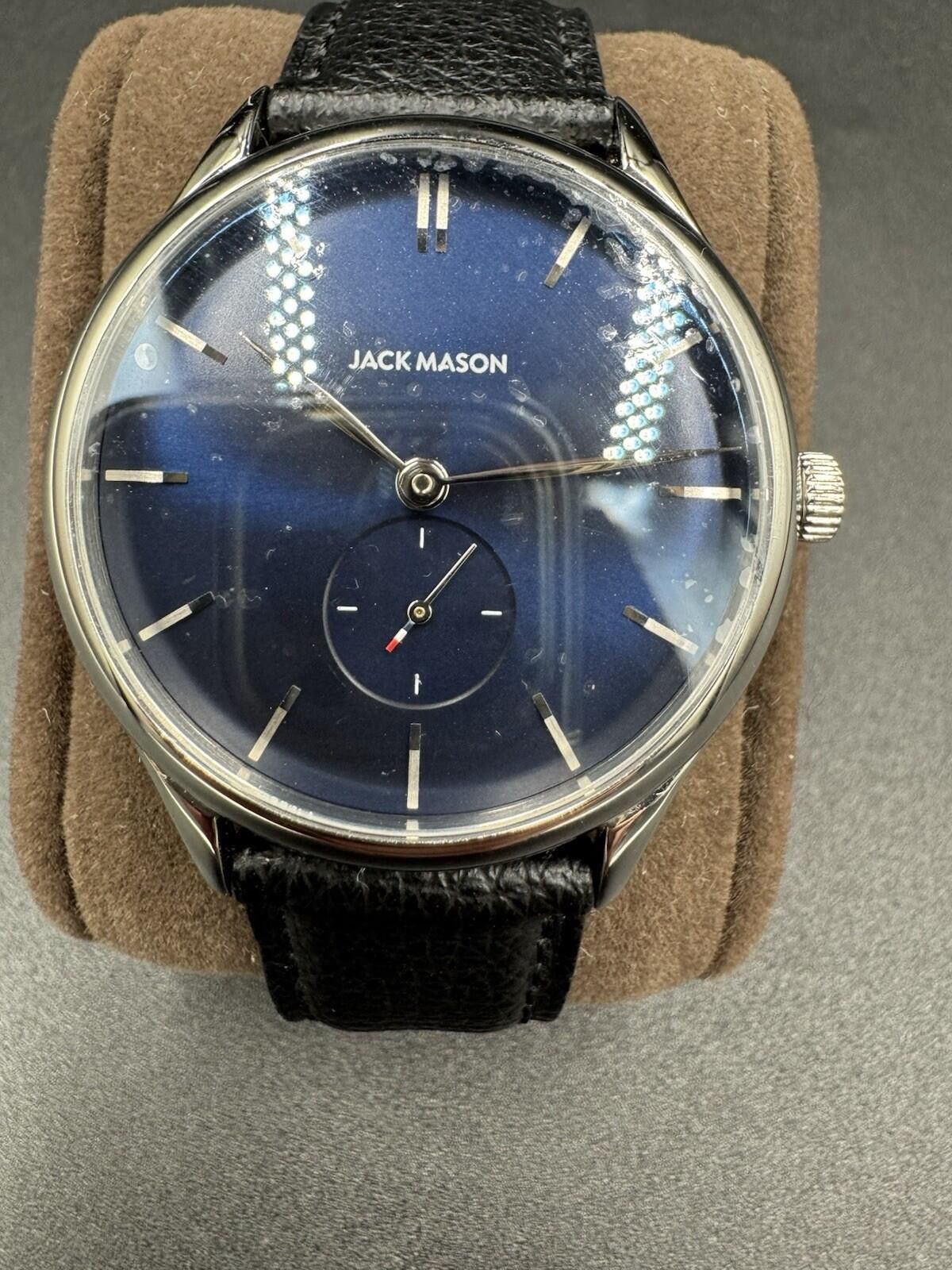Other Jack Mason Ellum Watch Naby Blue Black Leather JM-H201-007 B Size ONE SIZE - 7 Thumbnail