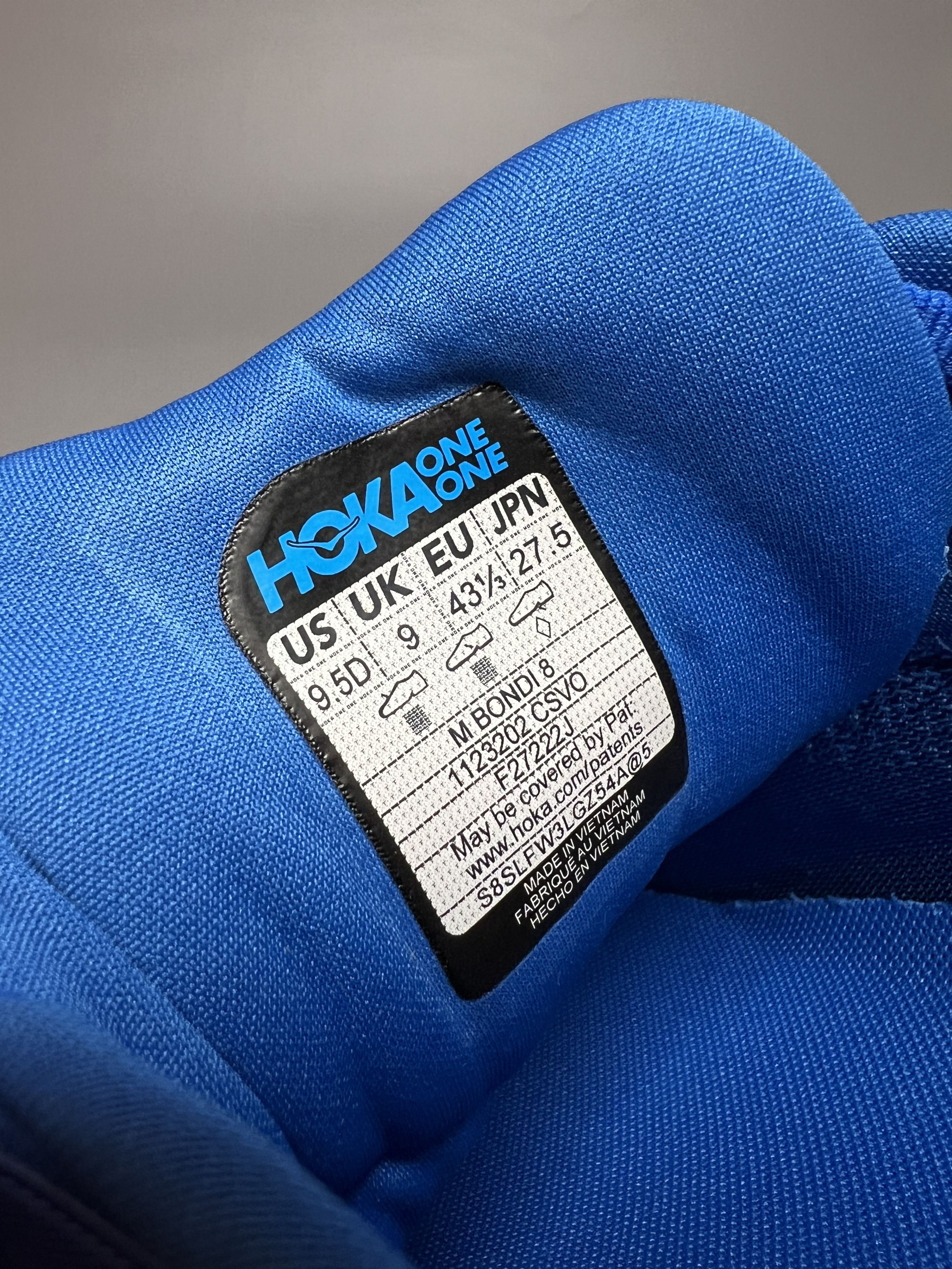 Hoka 9.5D Hoka One One Bondi 8 Men's Running Shoes Gym Walking Size US 9.5 / EU 42-43 - 19 Thumbnail