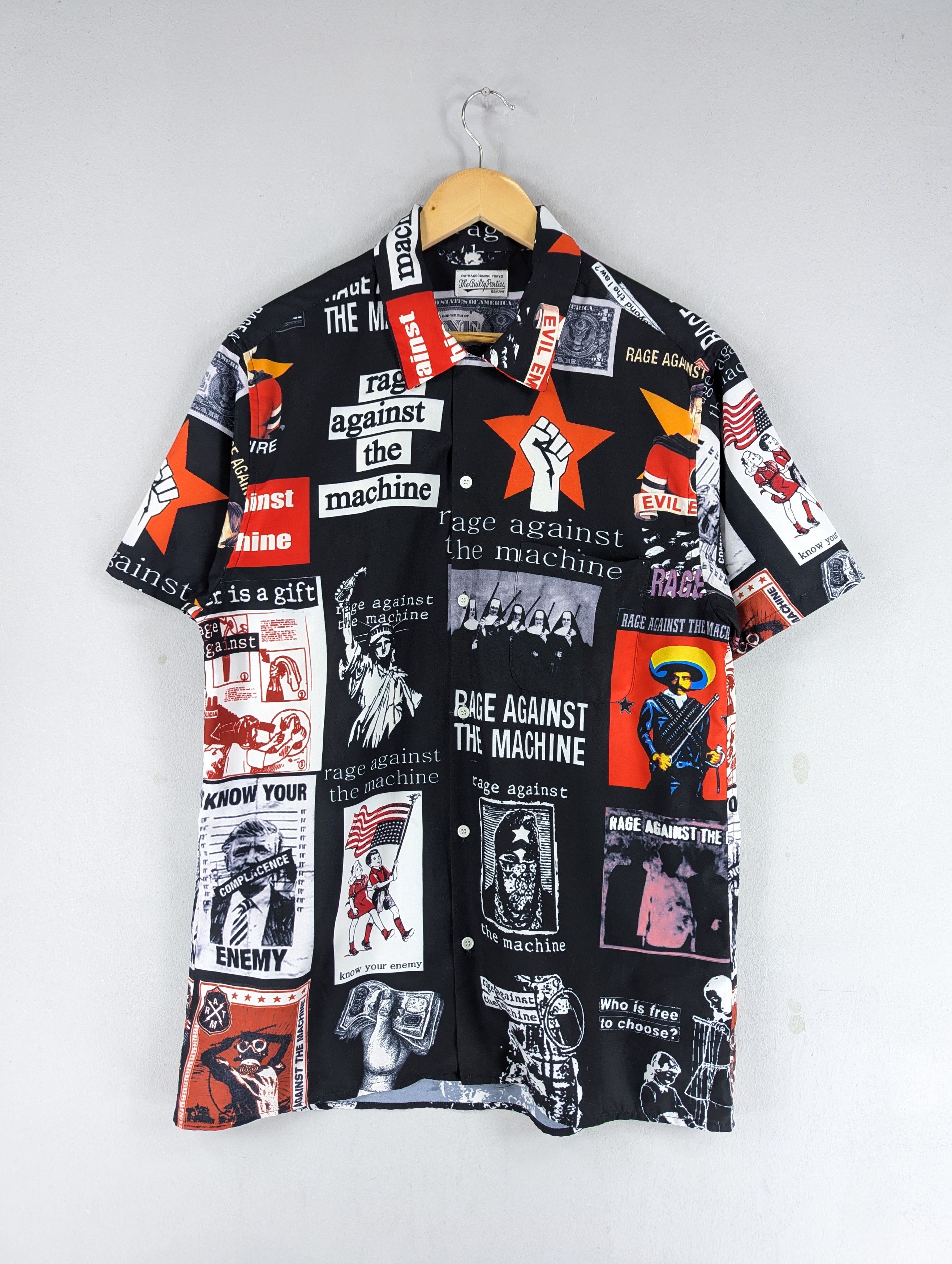 WACKO MARIA Rage Against The Machine Hawaii Shirt