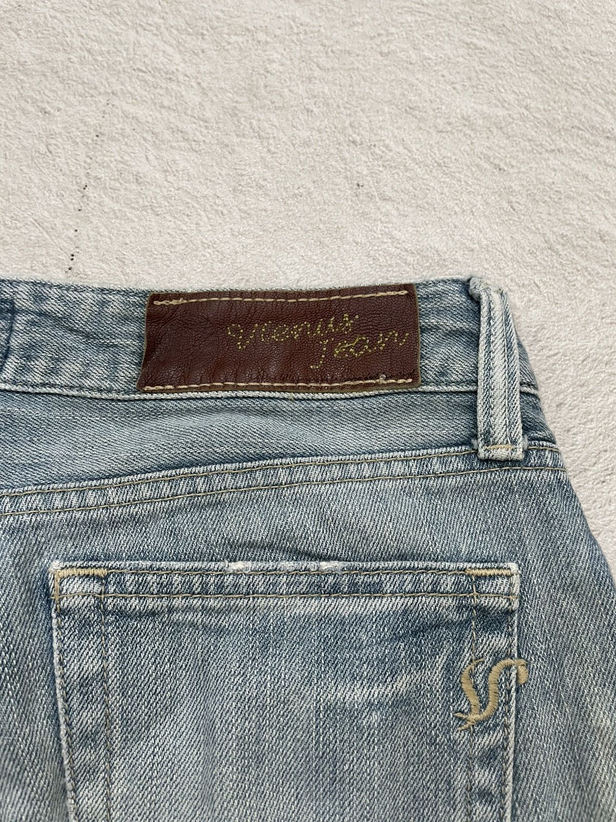 Maison Margiela 2000s Diesel Flare Denim Bootcut Distressed Blue Jeans Y2K Size 27" / US 4 / IT 40 - 11 Thumbnail
