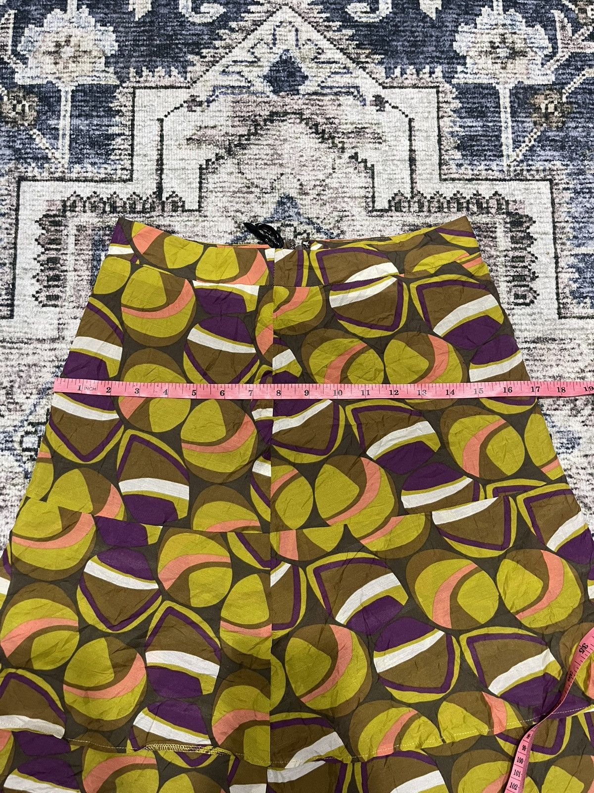 Vintage × Yohji Yamamoto Vintage Yohji Yamamoto Ined Full Printed Skirt Size 26" / US 2 / IT 38 - 11 Thumbnail