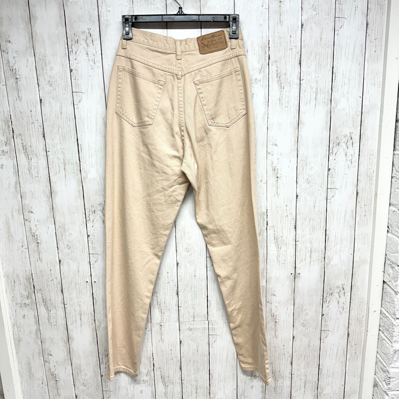 Eddie Bauer Eddie Bauer Jeans 6 Cream Relaxed Straight Cotton 5-Pocket Size 28" / US 6 / IT 42 - 8 Thumbnail
