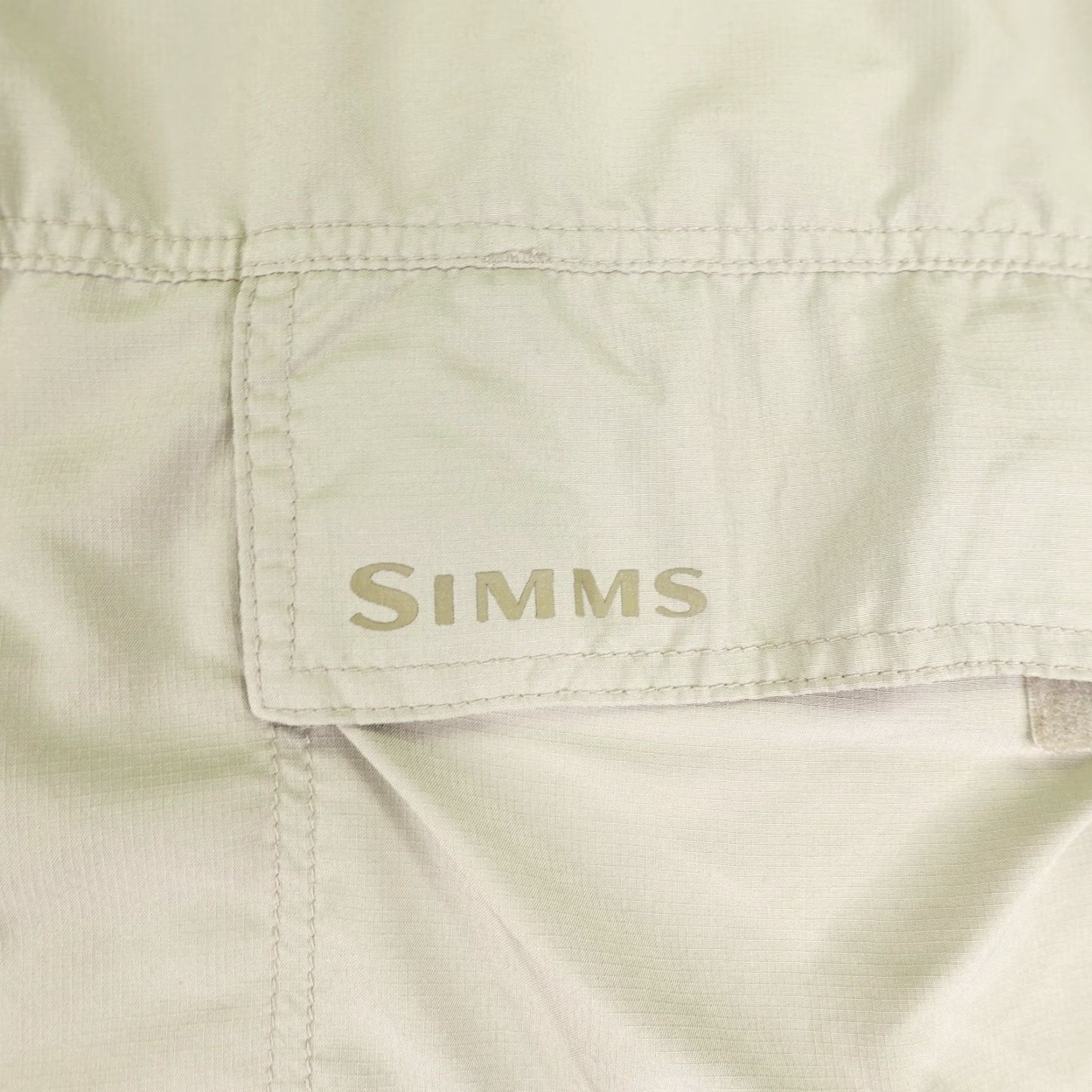 Vintage SIMMS Shirt Mens Large Khaki Beige Tan Fishing Button-Up Outdoor Vented Camping Size US L / EU 52-54 / 3 - 3 Thumbnail