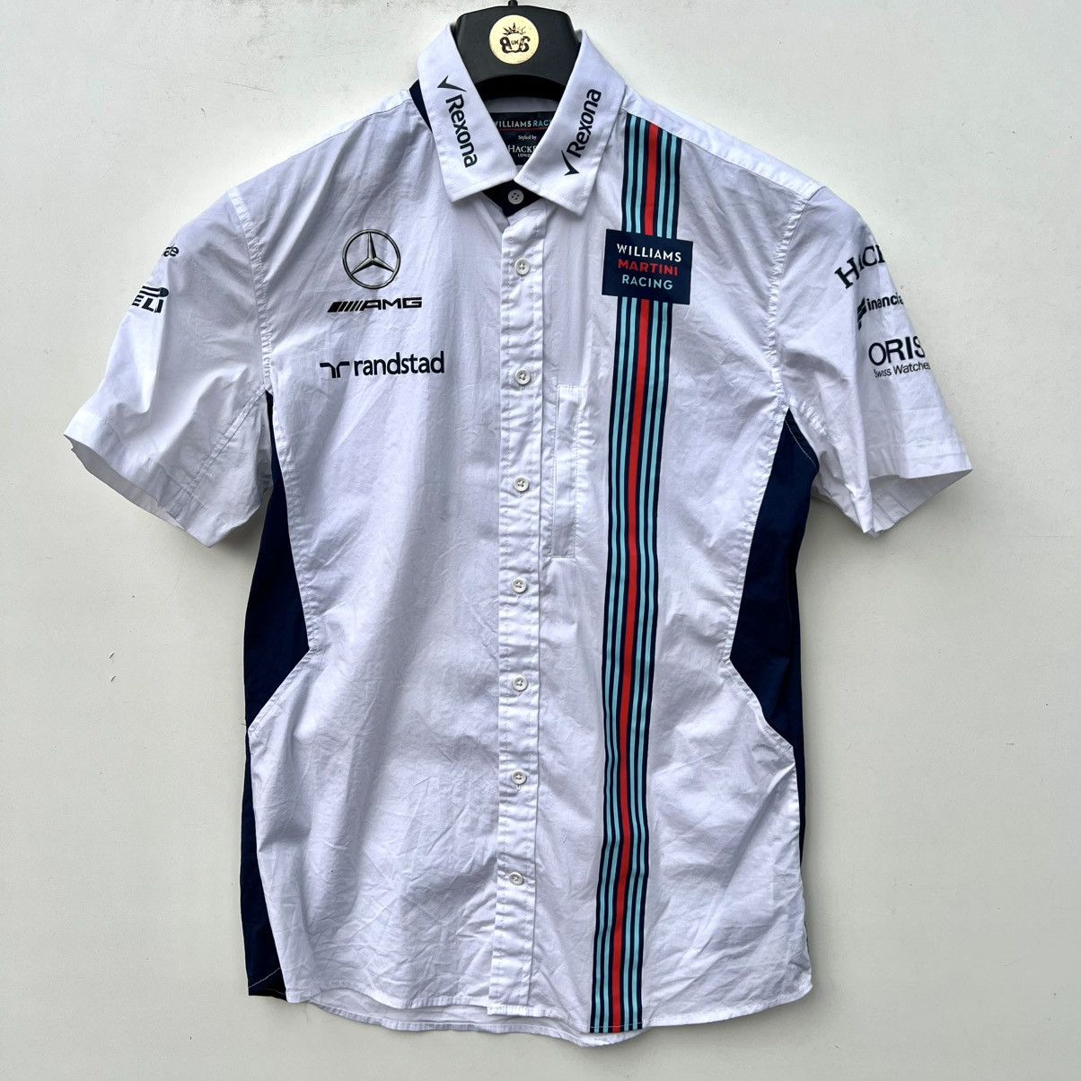 Hackett Vintage Mercedes Benz Williams Martini Racing Shirt Size US M / EU 48-50 / 2 - 1 Thumbnail