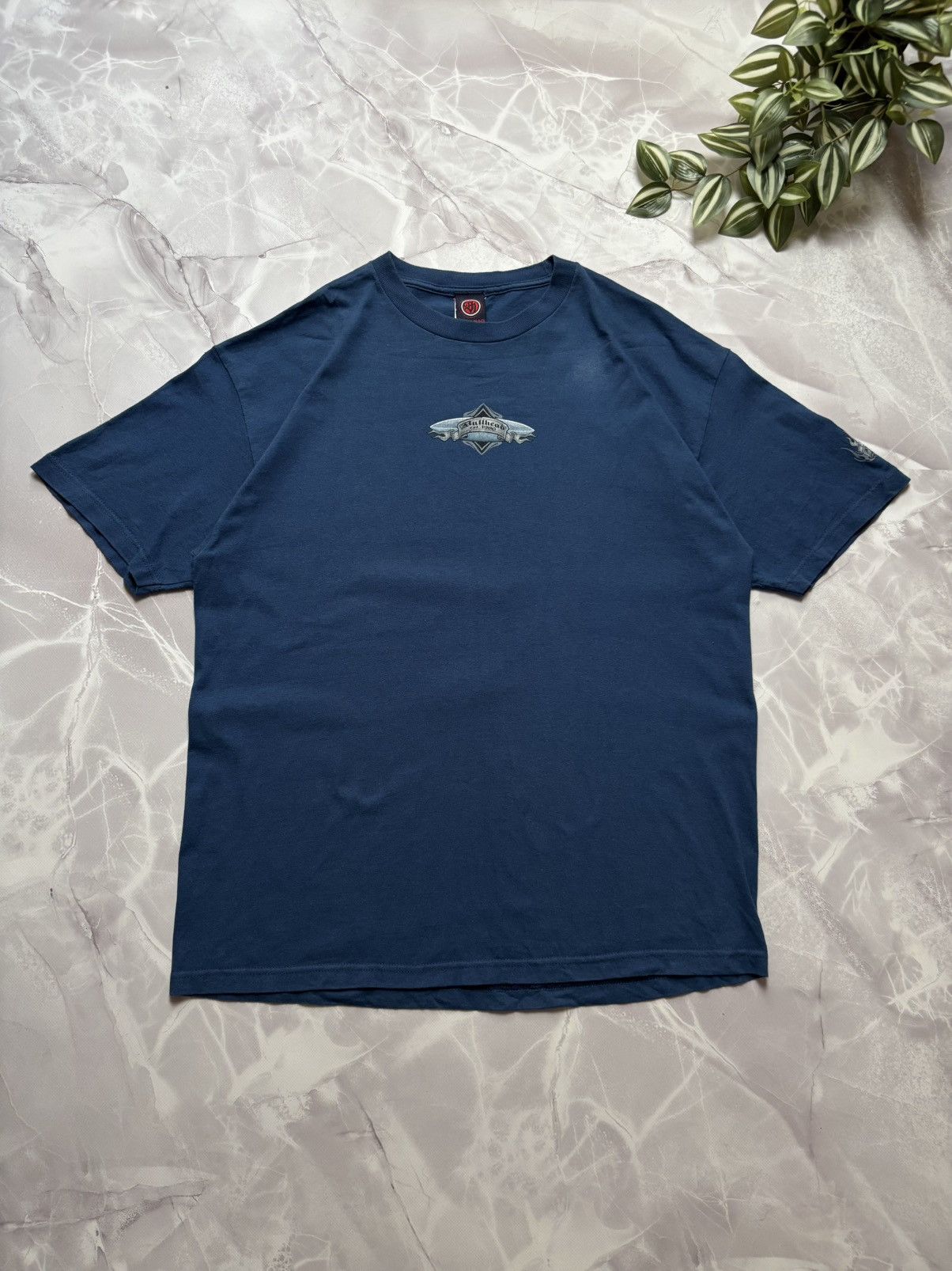 Bullhead Denim Co. × Vintage Vintage Bullhead T Shirt Hot Girl Surf 90s Y2K Mens XL Size US XL / EU 56 / 4 - 1 Thumbnail